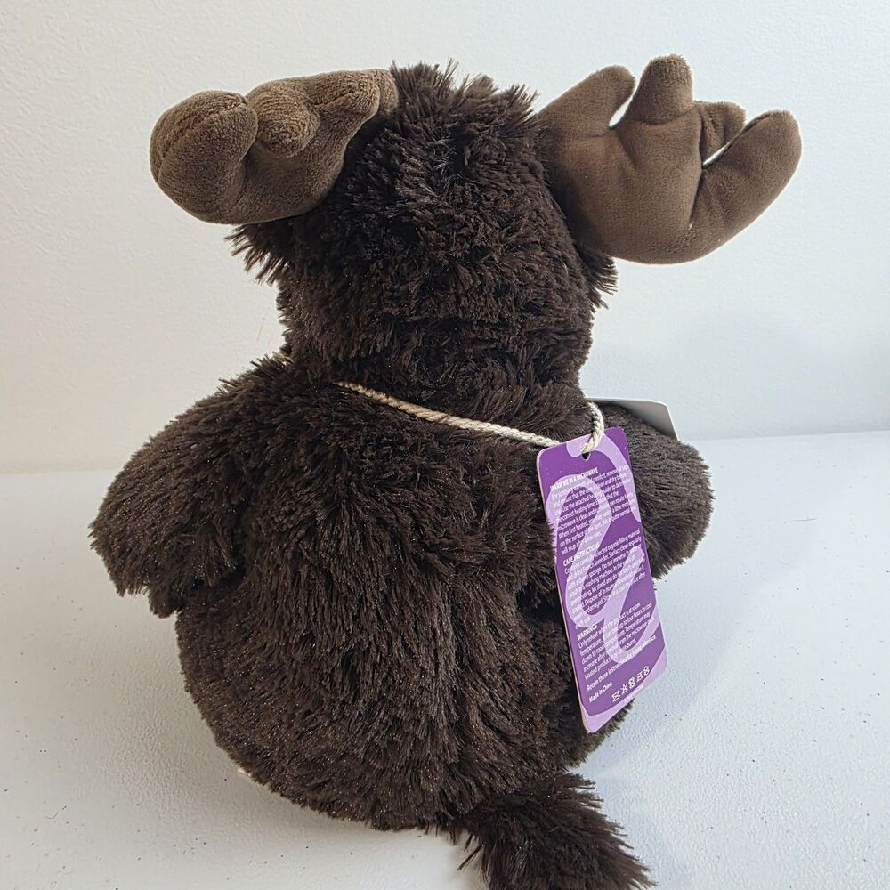 Warmies Moose Lavender Scent Soothing Microwave Heat Pack Weighted Plush 13" - Picture 4 of 6